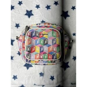 Karl Lagerfeld Paris Multicolor Geometric Crossbody Bag Women's